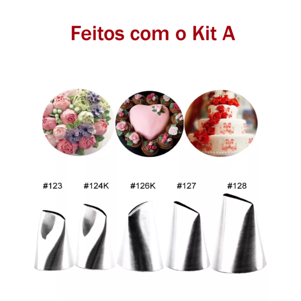 Kit com 5 bicos para  pétalas de rosas - Image 2