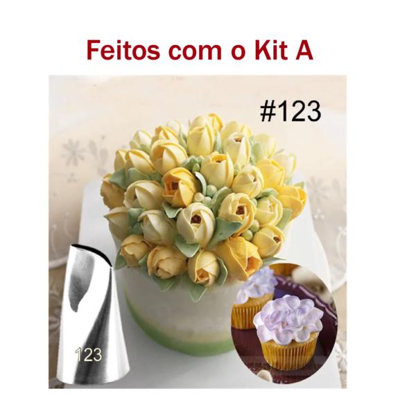 Kit com 5 bicos para  pétalas de rosas - Image 5