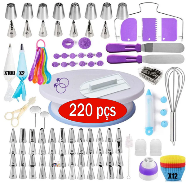 Kit Completo de Confeitaria com 220 peças - Image 3